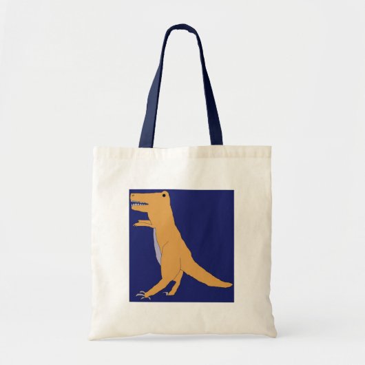 T. Rex sur sac bleu (Devant)