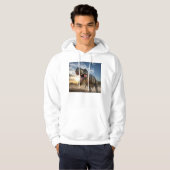 T-Rex Sweat à capuche | Design préhistorique féroc (Devant entier)
