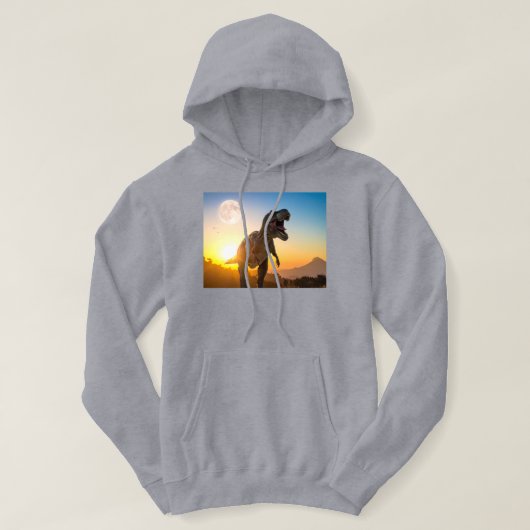 T-Rex Sweat à capuche – Dinosaure Rugissant (Design devant)