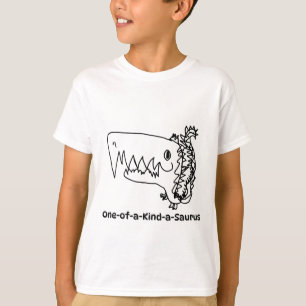 T-Rex T-shirt de dinosaure dessiné à la main