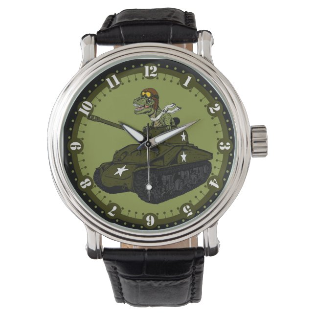 T Rex Tank Horloge (Voorkant)