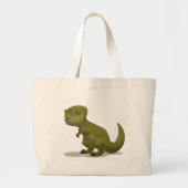 T-Rex-tas Grote Tote Bag (Voorkant)