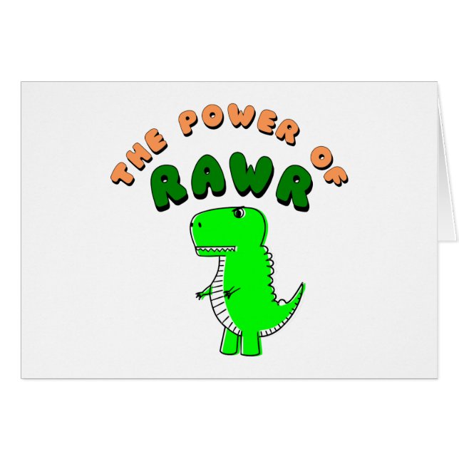 T-Rex The Power Of RAWR (Devant horizontal)
