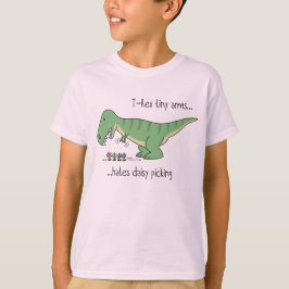 T-Rex tiny arms: daisy picking T-shirt