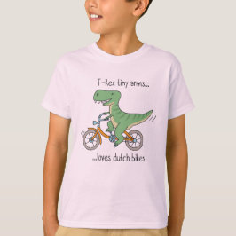 T-Rex tiny arms: dutch bikes T-shirt