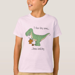 T-Rex tiny arms: knitting T-shirt