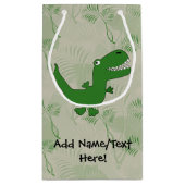 T-Rex Tyrannosaurus Rex Dinosaur Cartoon Kinder jo Klein Cadeauzakje (Achterkant)