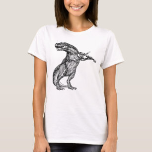 T Rex Tyrannosaurus Rex Jouer T-Shirt Violon