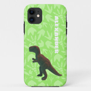 T-Rex Tyranosaurus Rex Speelgoed Dinosaur Heldergr iPhone 11 Hoesje