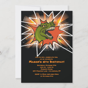 T-Rex uitnodiging