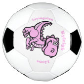 T Rex Voetbal - Roze (Gedraaid)