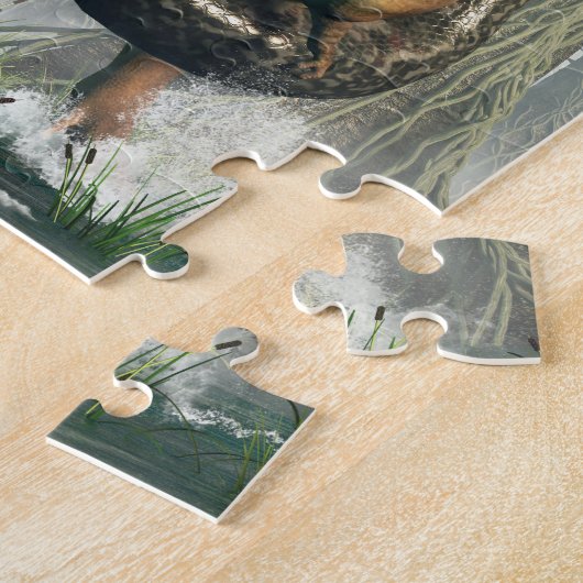 T-Rex vs Titanoboa Legpuzzel (Zijkant)