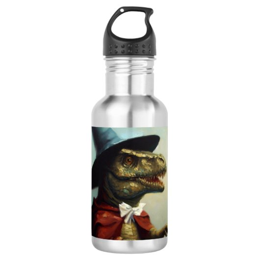 T Rex Wizard Waterfles (Voorkant)