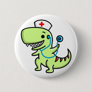 T-rex Zuurse Button