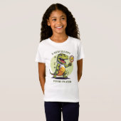 🎾🦕T-Rexcellent tennisspeler T-shirt (Voorkant volledig)