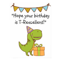 T-Rexcellente Verjaardag