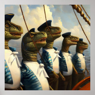 T Rexs matrozen Poster