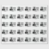T. Roosevelt Prize Chance Work Hard Work Doing Cadeaupapier (Vlak)