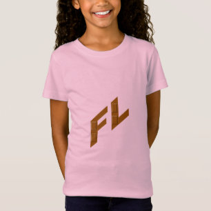 T-roze jersey-roze-shirt, dunne meisjes CHOCOLAT F T-shirt