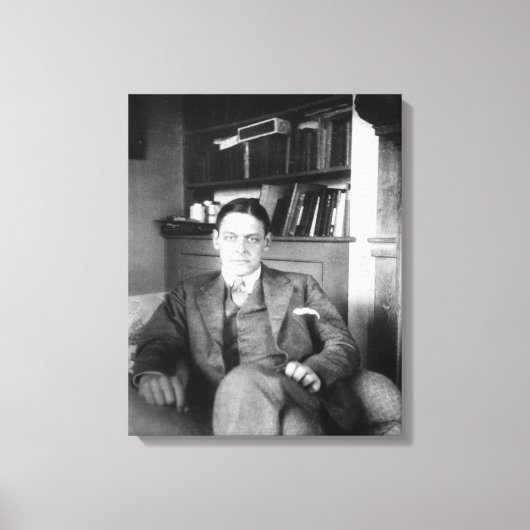 T.S. Eliot Canvas Afdruk (Voorkant)