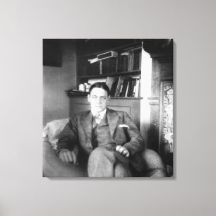 T.S. Eliot Canvas Afdruk
