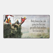 T.S. Eliot Citation Inspirationnelle "Jusqu'où" (Recto)