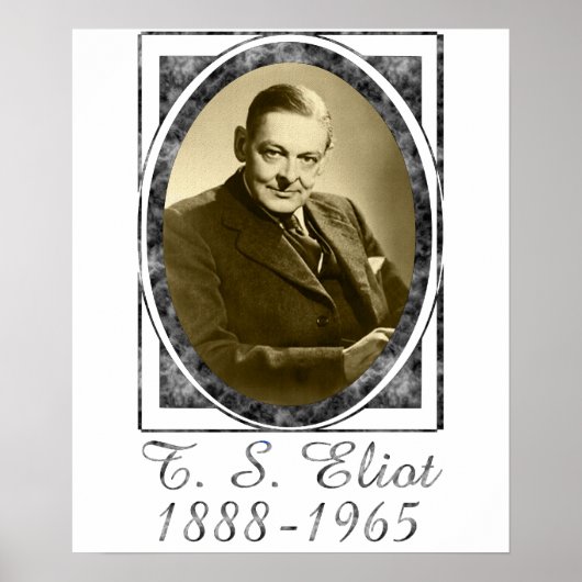 T.S. Eliot Poster (Voorkant)