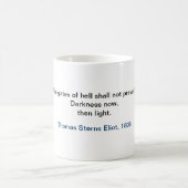 T S Eliot - tasse de café (Centre)