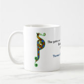 T S Eliot - tasse de café (Gauche)