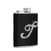 T Script "Diamond Bling"-fles Heupfles (Rechts)