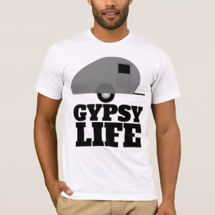 T-SHIRS VAN DE VERTRAGER VAN GYPSY LIFE-CAMPER T-SHIRT