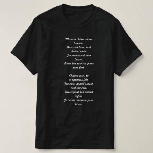 T-shirt  (Design devant)