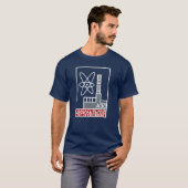 T-shirt ЧернобыльскаяАЭС (centrale nucléaire de Chernobyl) (Devant entier)