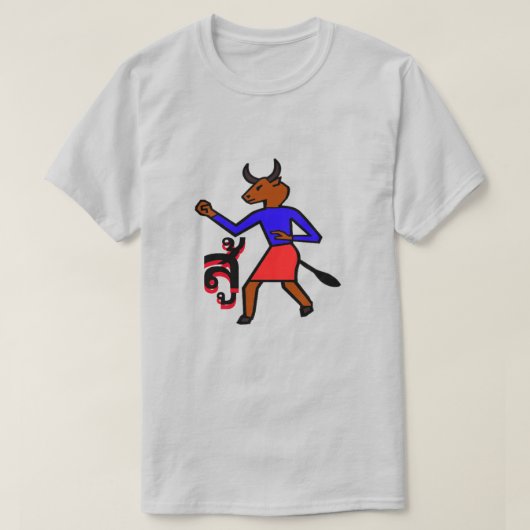 T-shirt สู้ combat au Minotaur thaïlandais (Design devant)