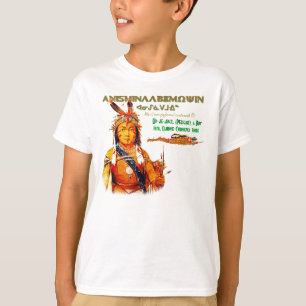 T-shirt "ᐊᓂᔑᓈᐯᒧᐎᓐ d'Ojibwe/Anishinaabemowi