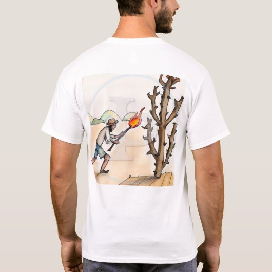 T-shirt ᚦ d'art Thorn Rune | Viking Runic anglo-saxon (Dos)