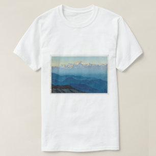 T-shirt カ ン ェ ン ジ ン, Kangchenjunga, Yoshida, Woodcut