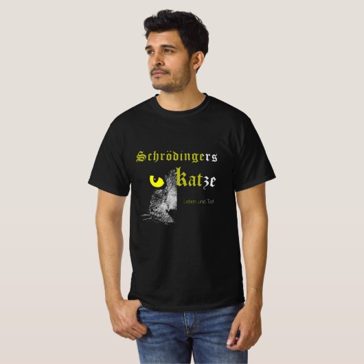 T-SHIRT シュレ猫カラー黄(黒専用) (Devant entier)