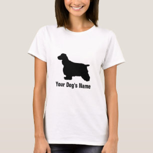 T-shirt スパニエル anglais de ・ de コッカー de ・ de イングリッシュ de