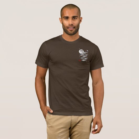 T-SHIRT ニシン!(鰊;北海道)あらゆる生命たちへ感謝をささげます。 (Devant entier)