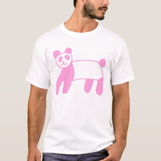 T-shirt ピンクパンダPink Panda Japanese Katakana Retro Kawaii Gr