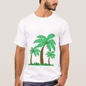 T-SHIRT ヤシの木 (Devant)