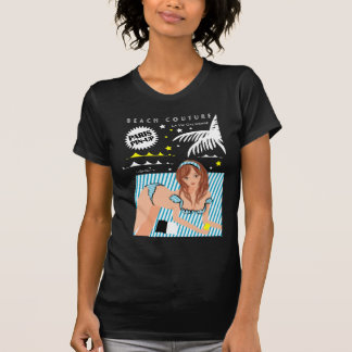 T-SHIRT レトロピンナップ トロピカルビーチ