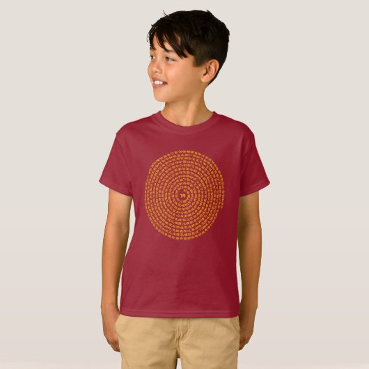 T-shirt 佛頂尊勝佛母心咒 - incantation d'Usnisa Vijaya Dharani (Devant entier)
