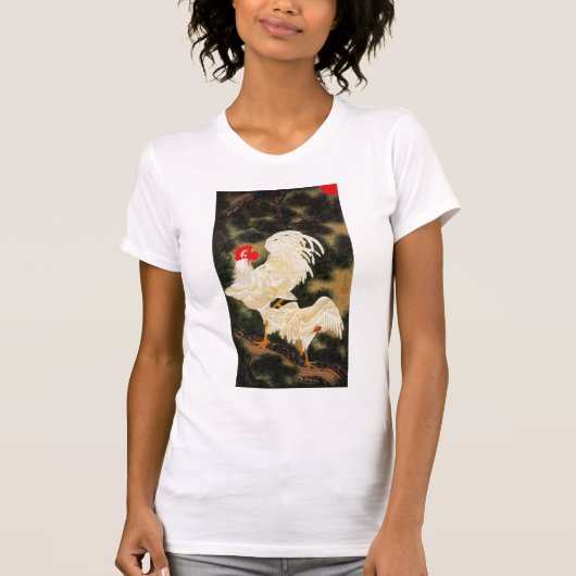 T-shirt 動 植 綵 絵(11)老 白 , de 松 (Devant)