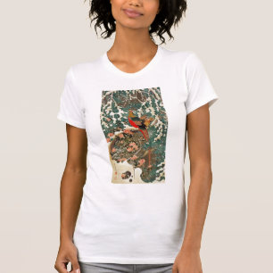 T-shirt 動 植 綵 絵(19)雪 錦 ,  de  中