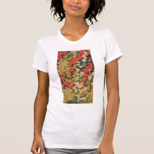 T-shirt 動 植 綵 絵(21)薔 小 ,  de  薇