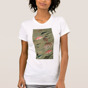 T-SHIRT 動 植 綵 絵(27)諸 図 魚,  
