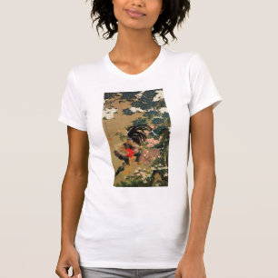T-SHIRT 動 植 綵 絵(6) 紫 花 ,  , 陽