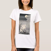 T-shirt 古, 原, ギ と 月 lapin et Moon, Ohara Koson, Ukiyo-e, (Devant)